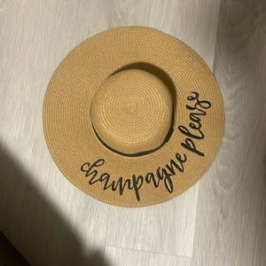 Fun “Champaign please” hat. In excellent condition. Used once only.